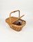 Italian Picnic Basket in Bamboo and Rattan, 1960s, Image 7