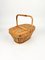 Italian Picnic Basket in Bamboo and Rattan, 1960s, Image 3