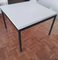 Vintage White & Black Coffee Table by Florence Knoll Bassett for Knoll Inc 4