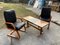 Mid-Century Sessel und Tisch, 1960er, 2er Set 4