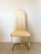 Golden Metal Dining Chairs, 1980s, Set of 6, Image 3