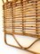 Bambus Garderobe aus Korbgeflecht, 1970er 12