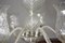 Lámpara de araña Venini de cristal de Murano, años 50, Imagen 6