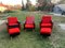 Mid-Century Lounge Chairs with Ottomans, 1960s, Set of 5, Image 1