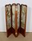 Small Painted Silk & Solid Walnut Screen, 1900 19