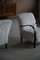 Danish Art Deco Curved Lounge Chairs, 1940s, Set of 2 2