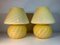 Vintage Murano Mushroom Bedroom Table Lamps, Set of 2, Image 1