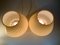 Vintage Murano Mushroom Schlafzimmer Tischlampen, 2er Set 3