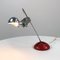 Rote T395 Tischlampe von Robert Sonneman für Luci Italia, 1970er 3