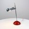 Lampe de Bureau T395 Rouge par Robert Sonneman pour Luci Italia, 1970s 2