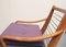 Fauteuil Boomerang Violet en Merisier, 1950s 7