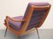 Violet Boomerang Armchair in Cherry, 1950s, Image 8