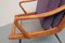 Violet Boomerang Armchair in Cherry, 1950s, Image 5