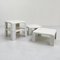 White Quattro Gatti Side Tables by Mario Bellini for B&B Italia, 1970s, Set of 4 2