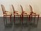 Art Deco Lacquered Tea Chairs, Set of 4 4