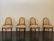 Art Deco Lacquered Tea Chairs, Set of 4 1