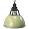 Vintage Industrial Pendant Light in Green Enamel, Image 5