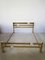 Brass Plated Metal Double Bed, 1970s, Image 1