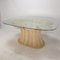 Bamboo Rattan Dining Table, 1980s 6
