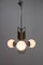 Functionalist Wood & Chrome Chandelier, 1940s, Image 11