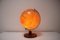 Mid-Century Light Glass Globe With Wooden Base by Paul Rath, 1950s 9