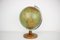 Globe Mid-Century en Verre Clair avec Socle en Bois par Paul Rath, 1950s 7