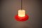 Opaline Glass Pendant Light, Czechoslovakial, 1960s 8