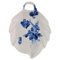 Blue Flower Geflochtene Schale in Blattform von Royal Copenhagen 1