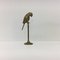 Vintage Hollywood Regency Brass Parrot on Stick Statue, 1970s 5