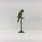 Vintage Hollywood Regency Messing Papagei auf Stock Statue, 1970er 1