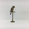 Vintage Hollywood Regency Messing Papagei auf Stock Statue, 1970er 2