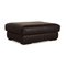 Dark Brown Leather Fjord Stool from Calia, Image 1