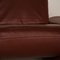 Burgundy Leather Elena Armchair from Koinor, Image 4