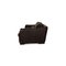 Dark Brown Leather Fjord Three Seater Couch from Calia 10