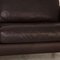 Dark Brown Leather Three Seater Couch 3