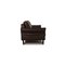 Dark Brown Leather Three Seater Couch, Image 7