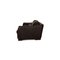 Dark Brown Leather Fjord Three Seater & Ottoman from Calia, Set of 2 14