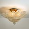 Murano Glas Deckenlampe von Barovier & Toso, Italien 9