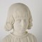 19th Century Renaissance Style White Marble Bust, Italy, Image 3