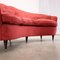 Orangefarbenes 3-Sitzer Sofa, 1950er 7