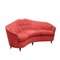 Orange 3-Seater Sofa, 1950s, Image 1