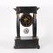 19th Century Ebonized Wood & Bronze Temple Clock, France 10