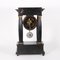 19th Century Ebonized Wood & Bronze Temple Clock, France, Image 10