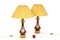 Table Lamps in Porcelain and Bronze by Madeleine Castaing, 1880s, Set of 2, Image 10