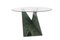 Tisch oder Säulentisch aus Marmor und Glas, 1970er 1