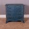 English Painted Serpentine Commode 1