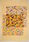 Piastrelle Terrazzo traslucide gialle e color crema di Natalia Roman, 2022, acrilico su carta da acquerello, Immagine 1