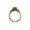 Gold Ring With Emerald & Diamonds 4