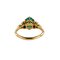 Gold Ring With Emerald & Diamonds 5