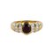 Gold Ring With Ruby & Diamonds from Moraglione, Image 3